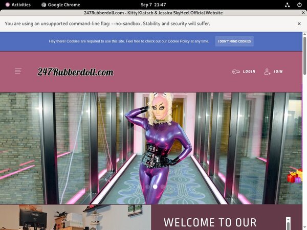 247rubberdoll.com Hacked Account