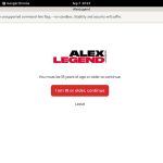 Alex Legend Secure Purchase