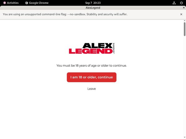 Alex Legend Secure Purchase
