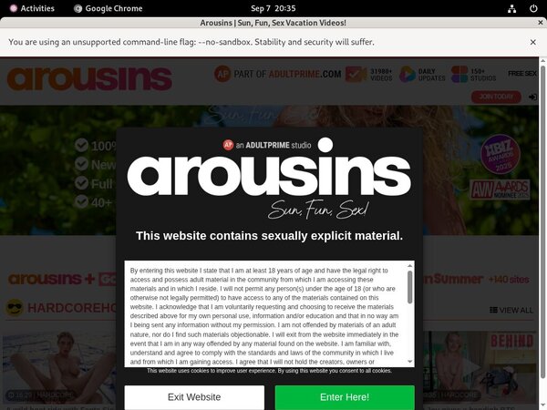 Arousins Site Rip Download