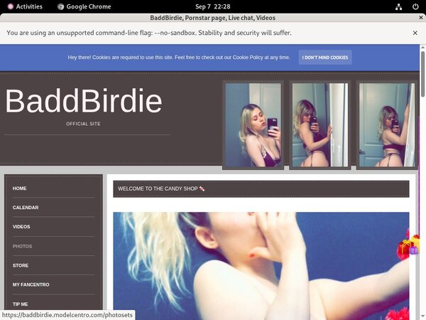 Baddbirdie.modelcentro.com Porn
