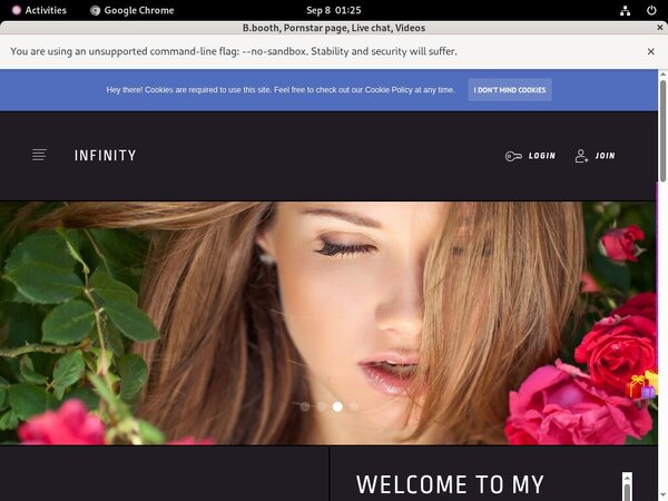 Bbooth.modelcentro.com Sign Up Page