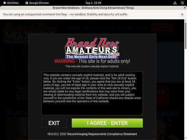 Brand New Amateurs Segpay