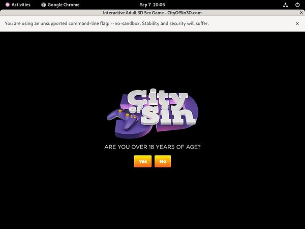 Cityofsin3d.com Promo Code 2018