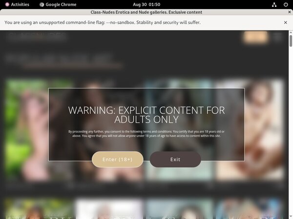 Discount Code Class-nudes.com