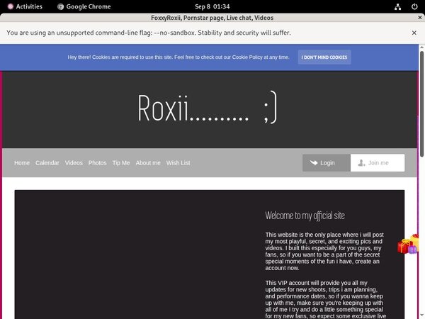 Foxxyroxii Gallaries