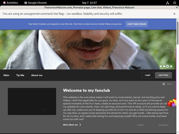 FrancescoMalcom.com Account Free