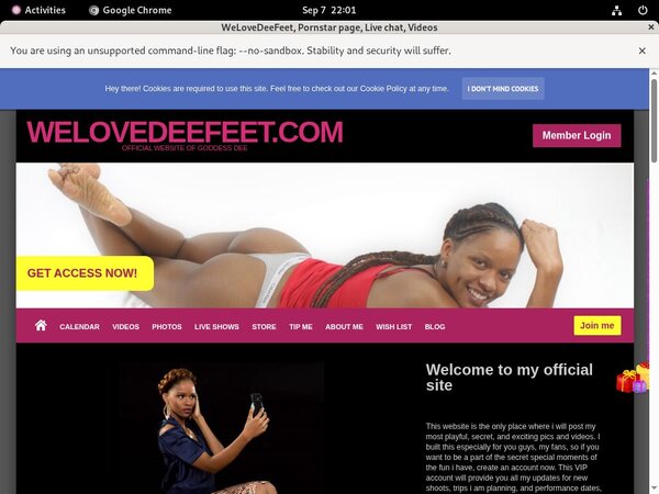 Free Access To Welovedeefeet