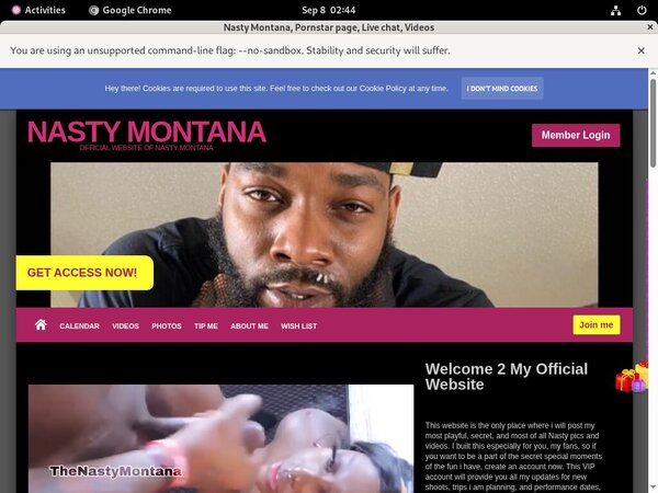 Free Accounts For Nastymontana.com