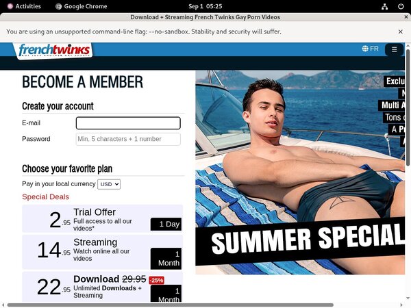 Free Accounts To French Twinks