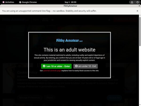 Free Filthyamateur.net Premium Account