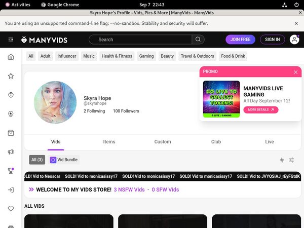 Free Manyvids.com Login