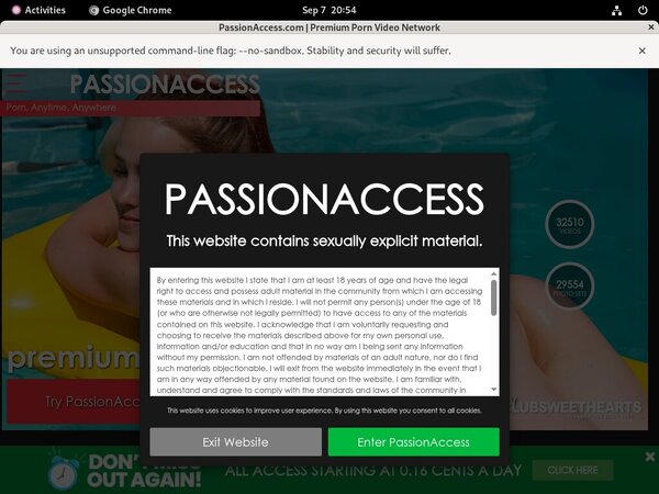 Free Passionaccess Codes