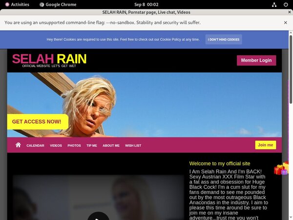 Free Trial SELAH RAIN Membership