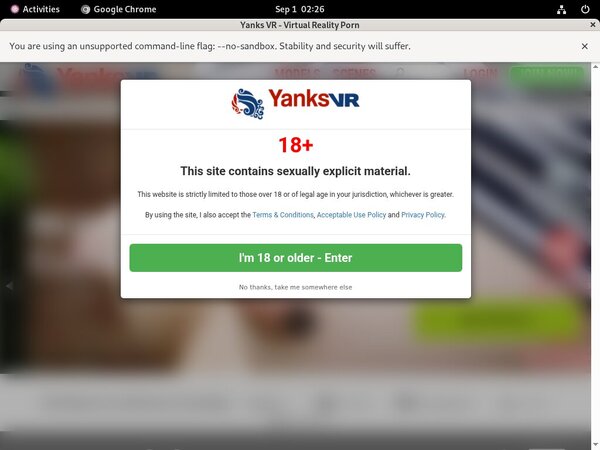 Free Yanks VR Pass