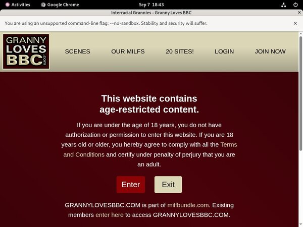 Grannylovesbbc.com Web