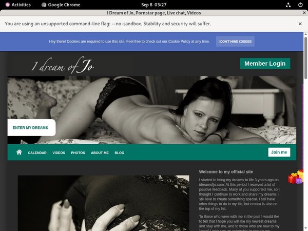 Idreamofjo.com Discount Join Page