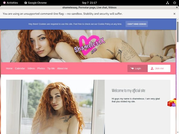 Join Shamelessxy Free