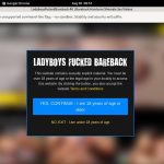 Ladyboys Fucked Bareback Trial Membership $1