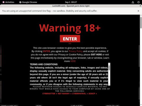 Leche 69 Create Account