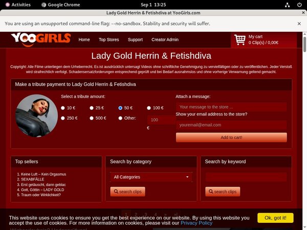 Logins For Lady Gold Fetishdiva Free