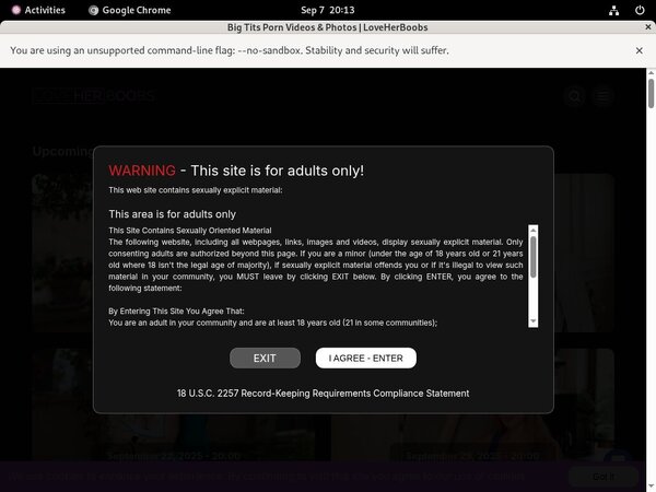 Loveherboobs.com Stolen Password