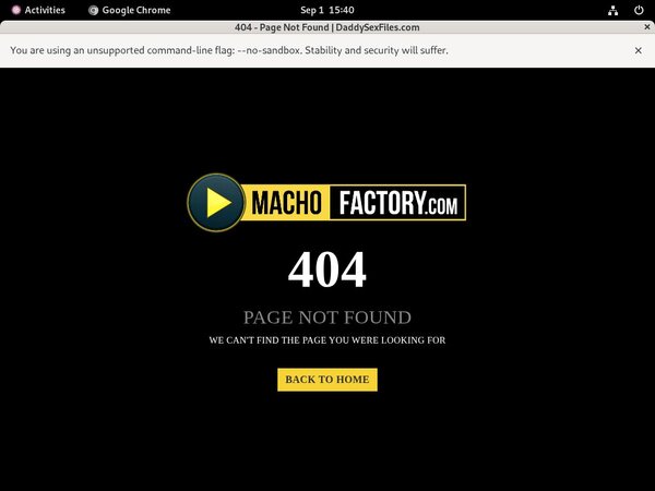 Macho Factory Free Trial Password