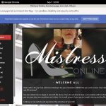 MistressOnline Discount Id