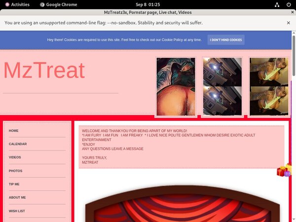 MzTreatz3x Account Login