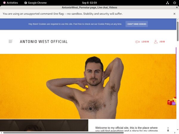 New Antoniowestofficial Account
