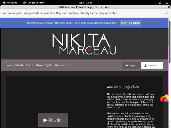 NikitaMarceau Join Anonymously