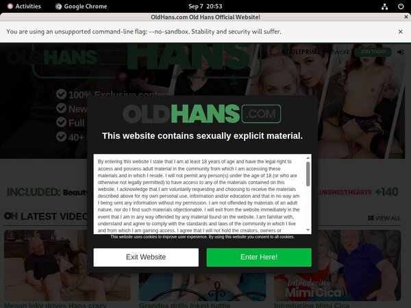 Old Hans Paysite Review