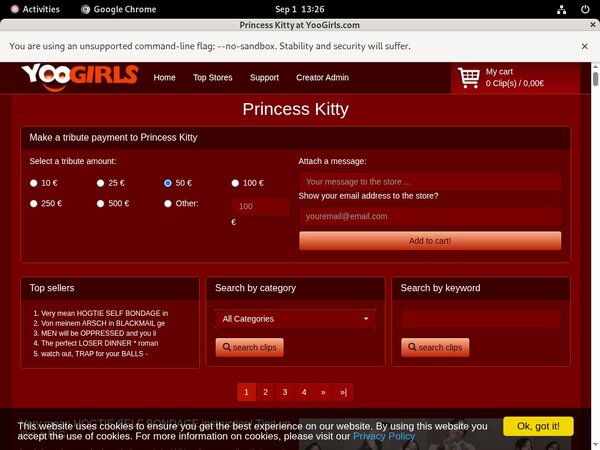 PrincessKitty Male Pornstars