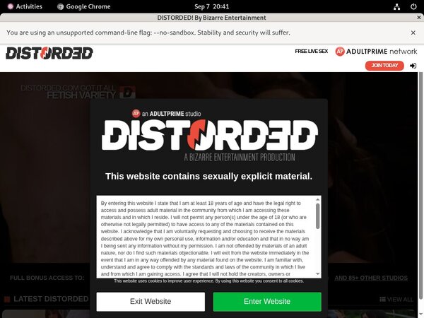 Promo Code Distorded