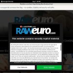Raweuro Sign Up Page
