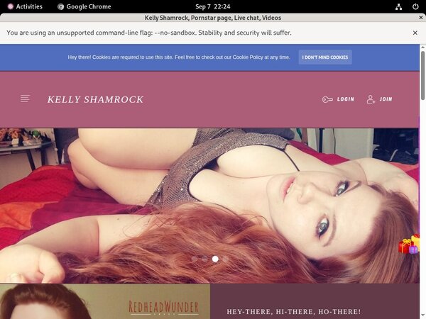 Redheadwunder Sign Up Page