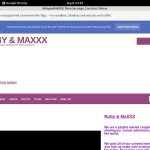 Rubyandmaxxx.modelcentro.com Clips4sale