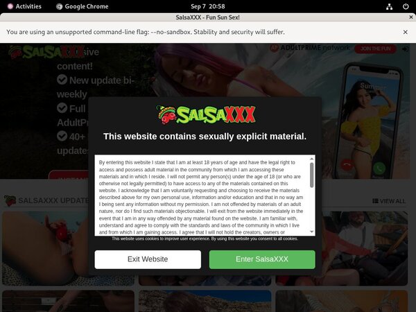 Salsaxxx.com Alternate Payment