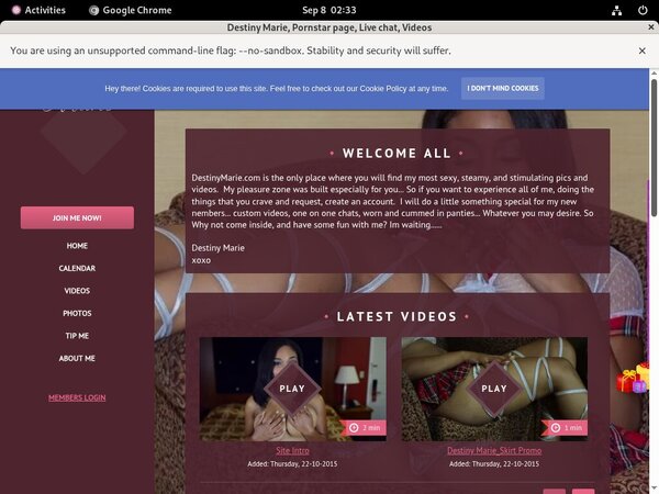 Sexxidestiny.modelcentro.com Discount On