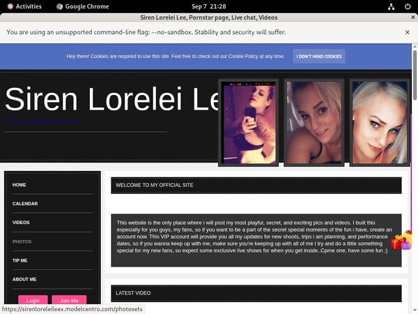 Sirenloreleileex.modelcentro.com Full Videos