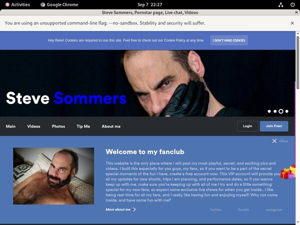 Steve Sommers Updated Passwords