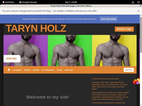 Taryn Holz User Name Password