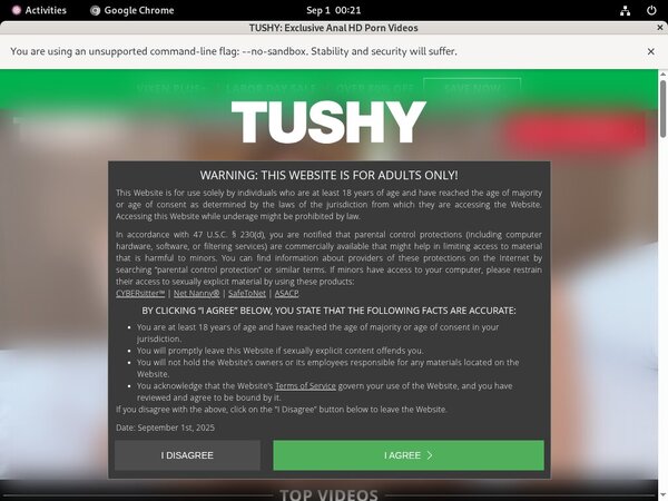 Tushy Casting