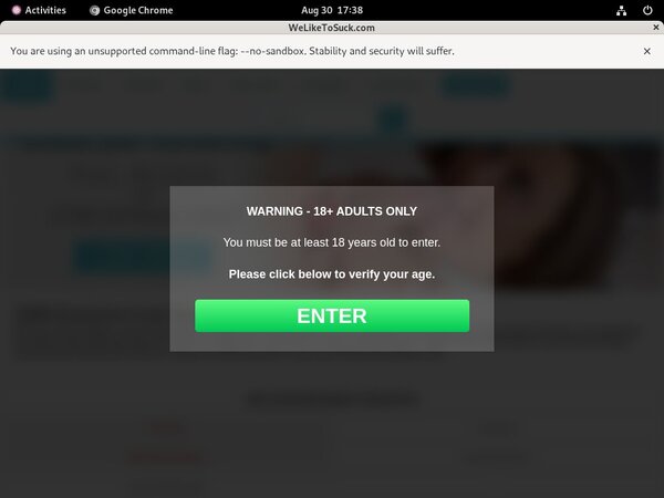 We Like To Suck Logins Free