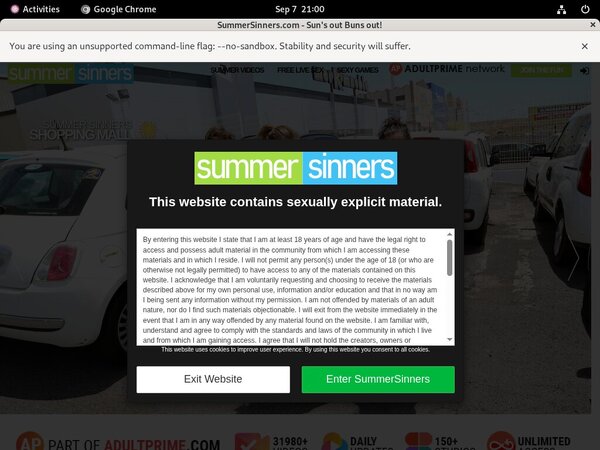 Summersinners Signup Discount
