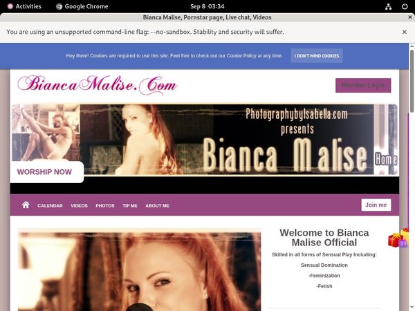Biancamalise.modelcentro.com Trial Membership Deal