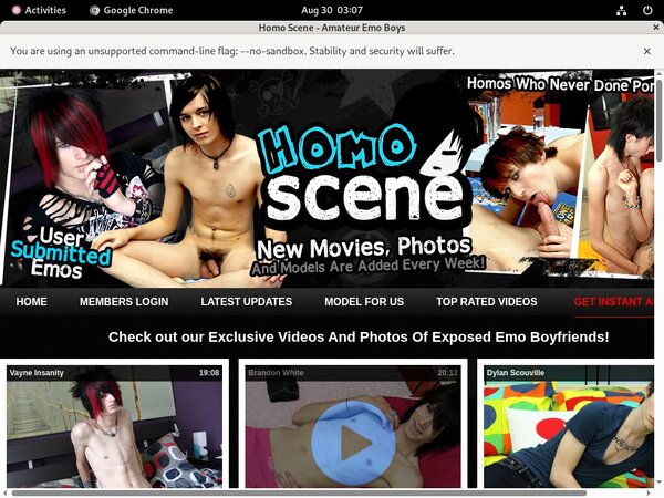 Homoscene.com With Paypal Acc