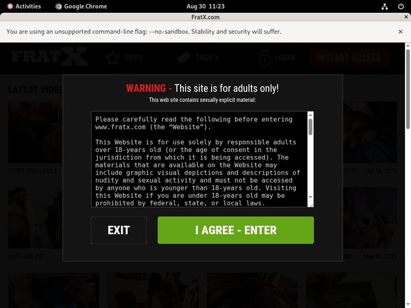 Fraternityx Free Access