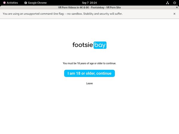 Free Footsiebay.com Porn Accounts