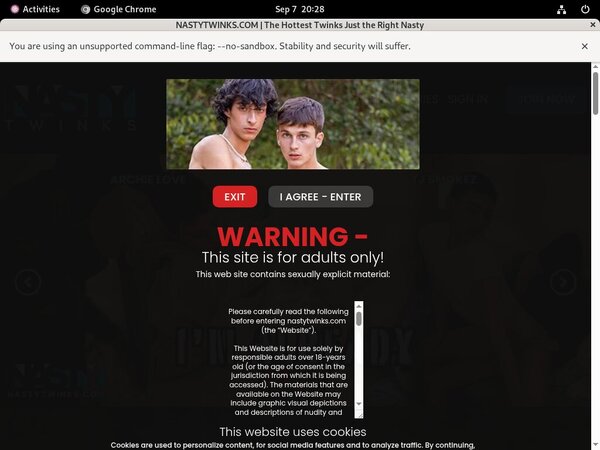 Free Nasty Twinks Sign Up